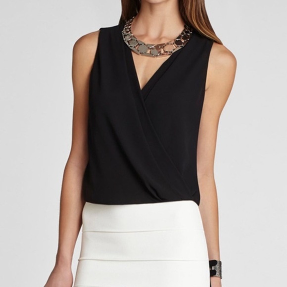BCBGMaxAzria Tops - BCBGMAXAZRIA | Black Antonella High Low Blouse